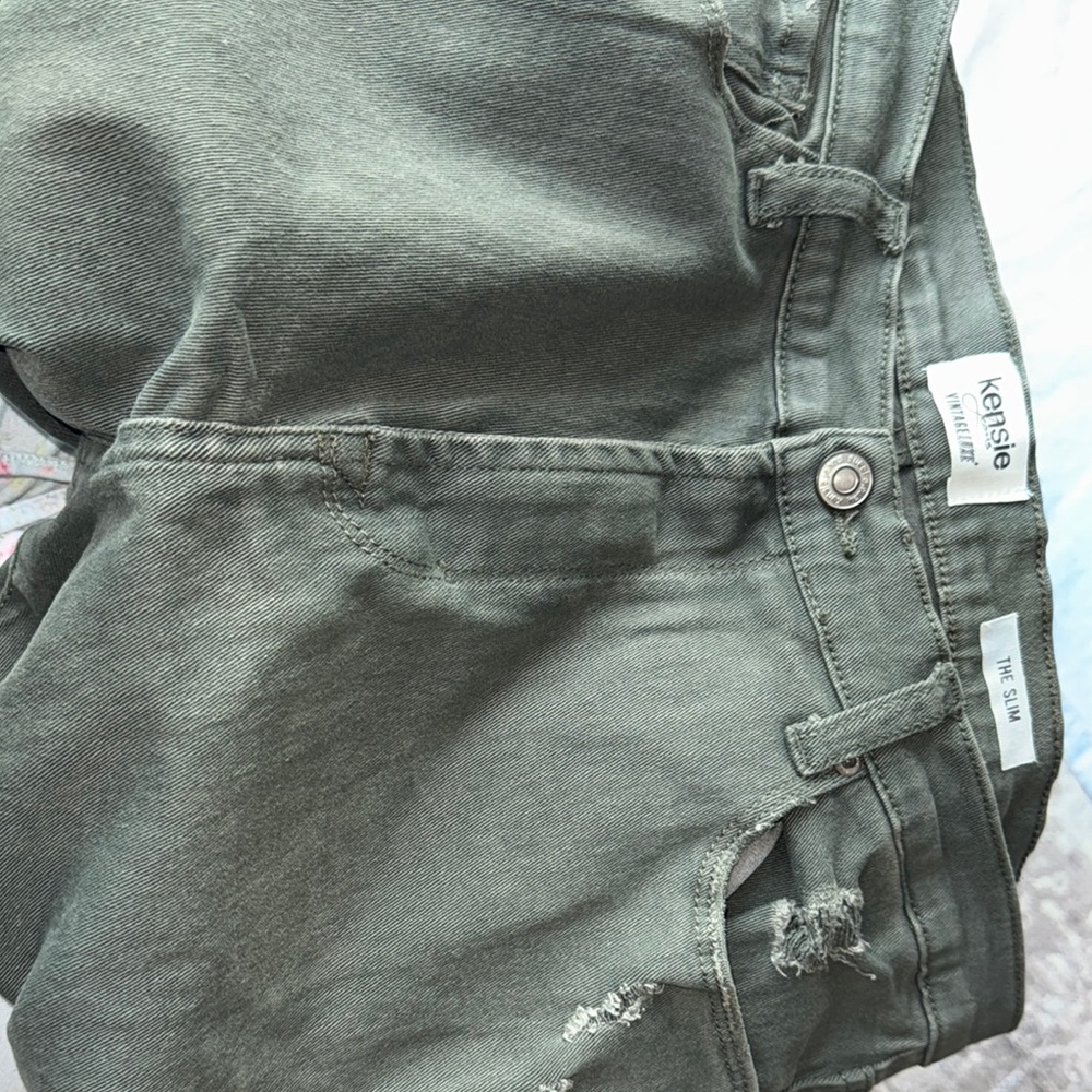 Kensie Green Skinny Jeans Casual Style - Picture 7 of 7